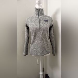 Patagonia 1/4 Zip Gray Better Sweater Sweatshirt Pullover Sz XS